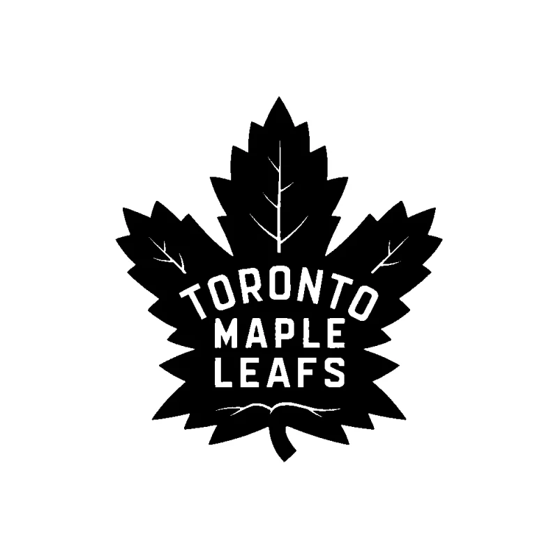 Toronto Maple Leafs - Design 1 - Die Cut Vinyl Decal - Custom Size