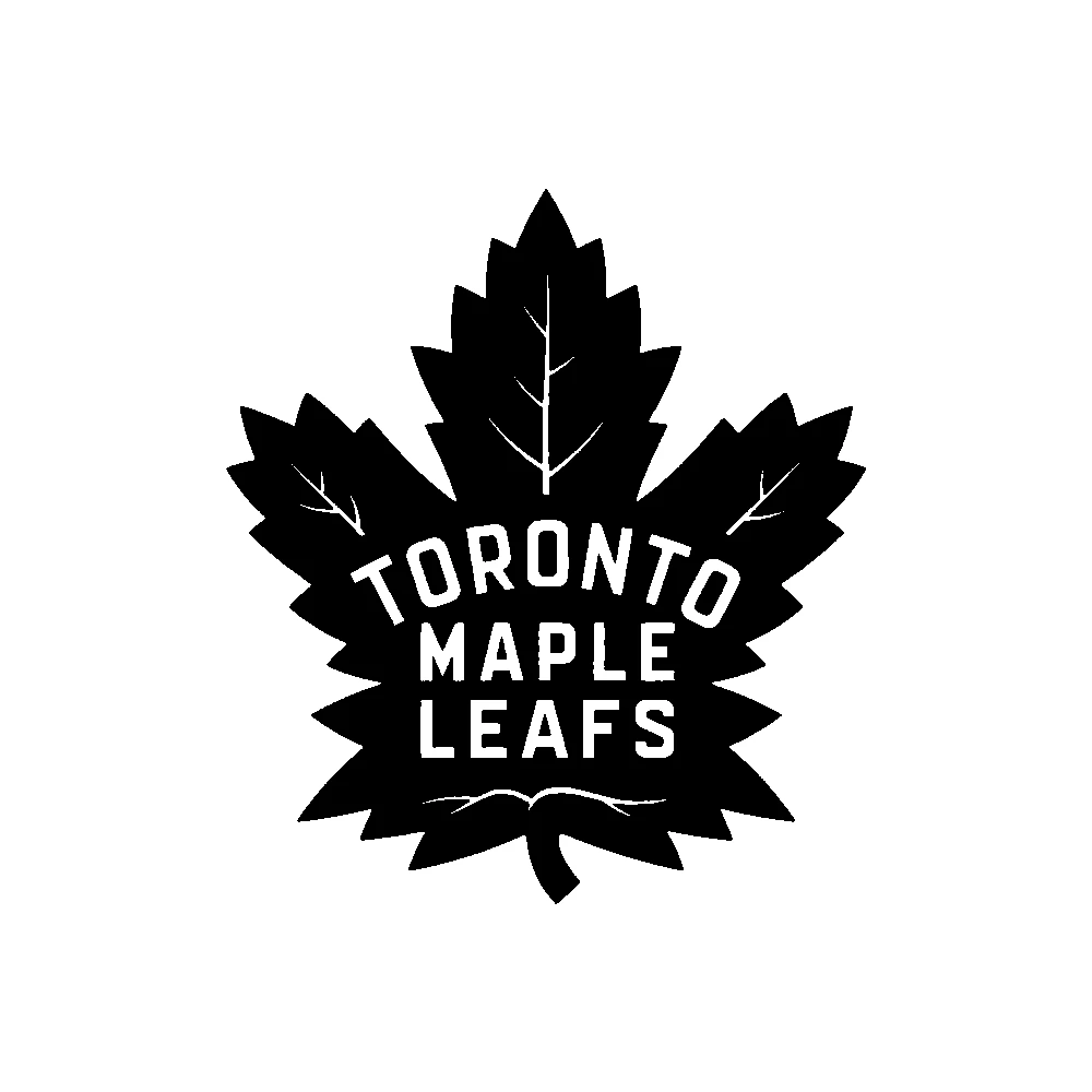 Toronto Maple Leafs - Design 1 - Die Cut Vinyl Decal - Custom Size