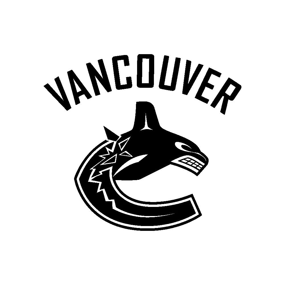 Vancouver Canucks - Design 1 - Die Cut Vinyl Decal - Custom Size