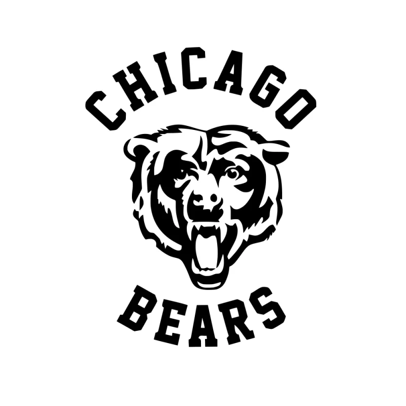 Chicago Bears - Image 1 - Vinyl Decal - Custom Size