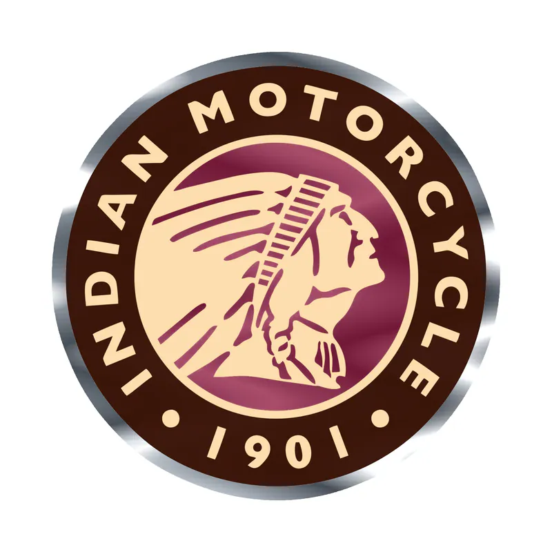 Indian Motorcycles Silver Chrome Vinyl Decal- Custom Size