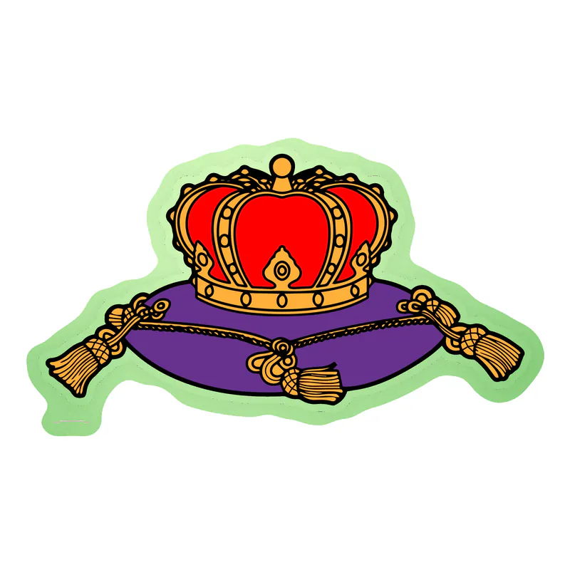 Crown Royal Glow in the Dark Vinyl Decal