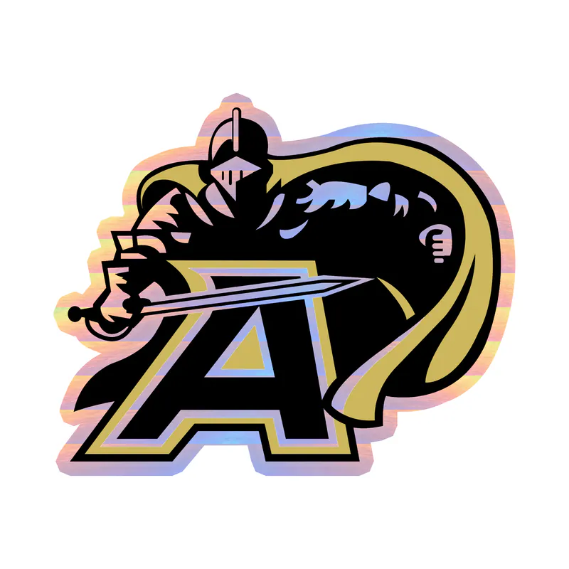 Army Black Knights - Image 1 - Holographic Vinyl Decal - Custom Size