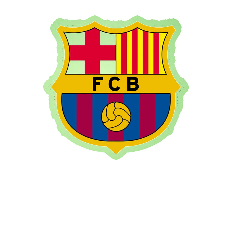 FC Barcelona Glow in the Dark Vinyl Decal