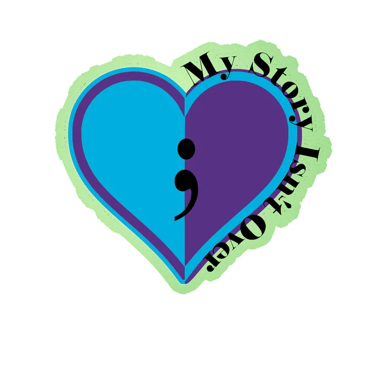 My Story Isn't Over Glow in the Dark Vinyl Decals - Custom Size