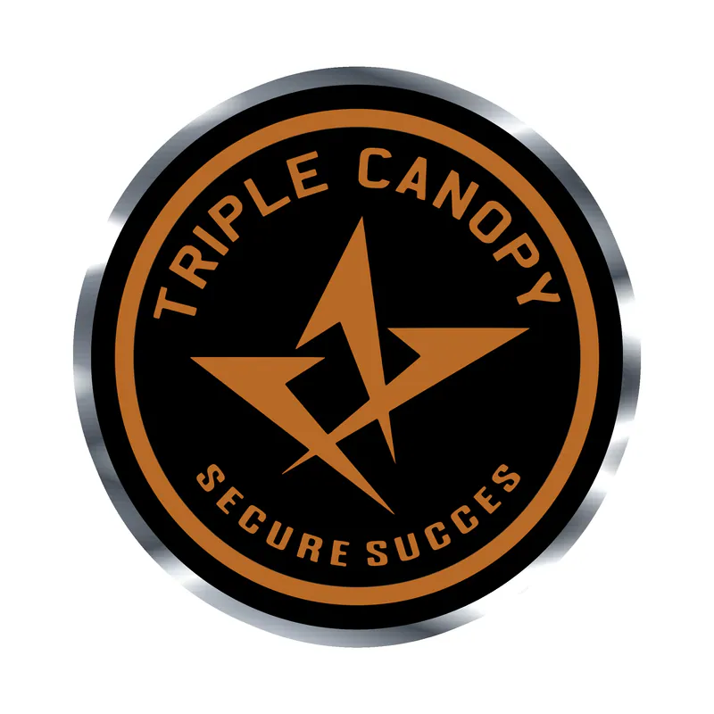 Triple Canopy - Silver Chrome Vinyl Decal - Custom Size
