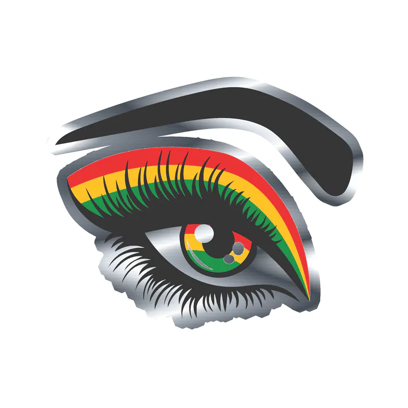 Juneteenth Silver Chrome Vinyl Decals - Custom Size