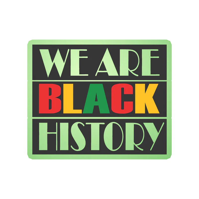 Juneteenth Glow in the Dark Vinyl Decals - Custom Size