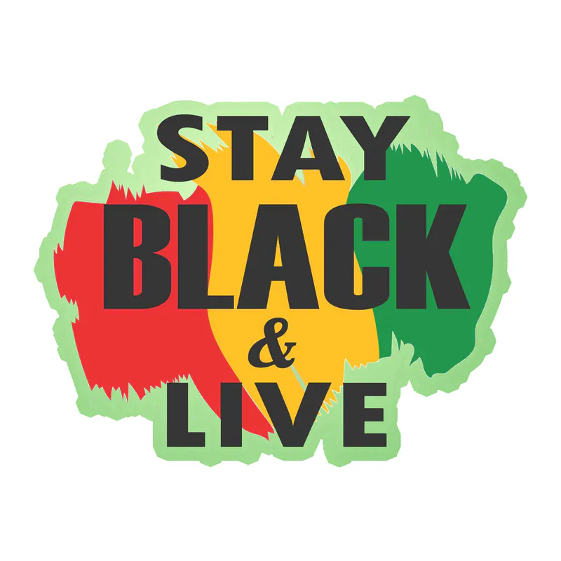 Juneteenth Glow in the Dark Vinyl Decals - Custom Size