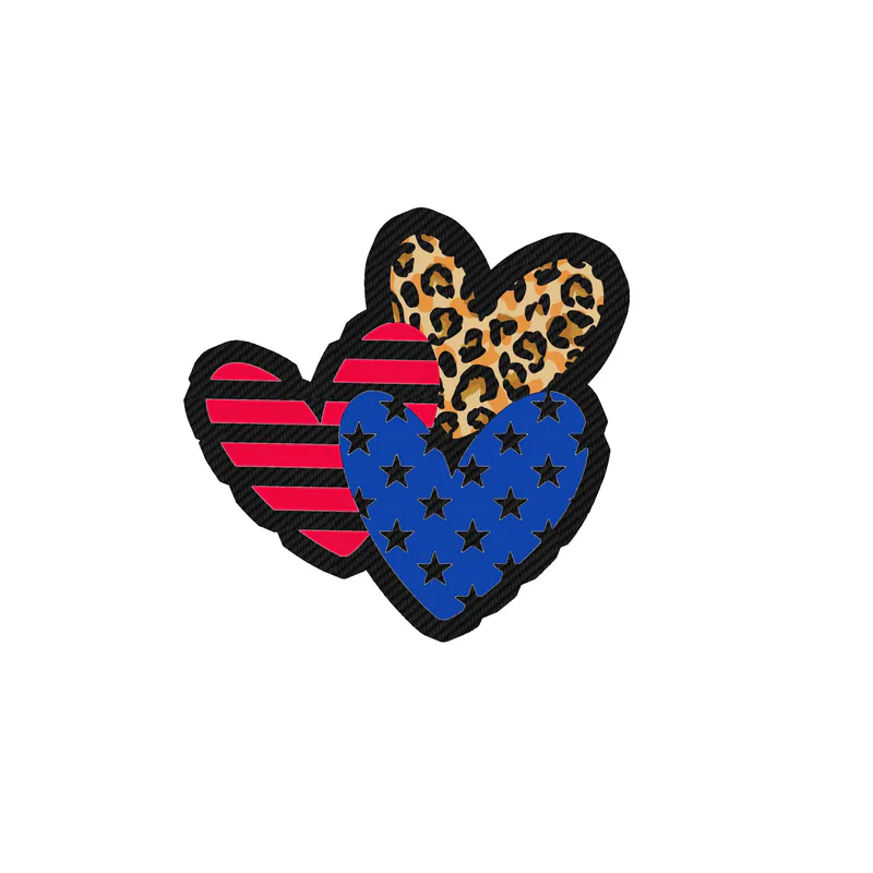 Fourth Of July Carbon Fiber Vinyl Sticker - Custom Size