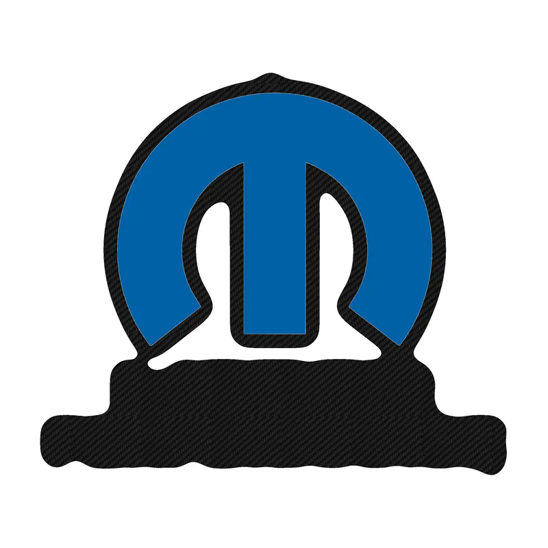 Mopar - Mopar Performance - Carbon Fiber Vinyl Decal - Custom Size
