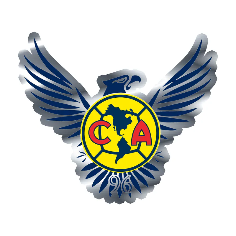 Club America - Image 3 - Silver Chrome Vinyl Decal