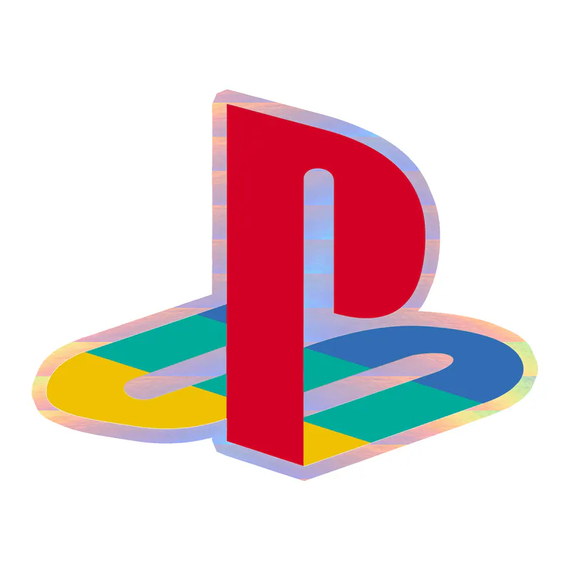 Playstation - Holographic Vinyl Decal