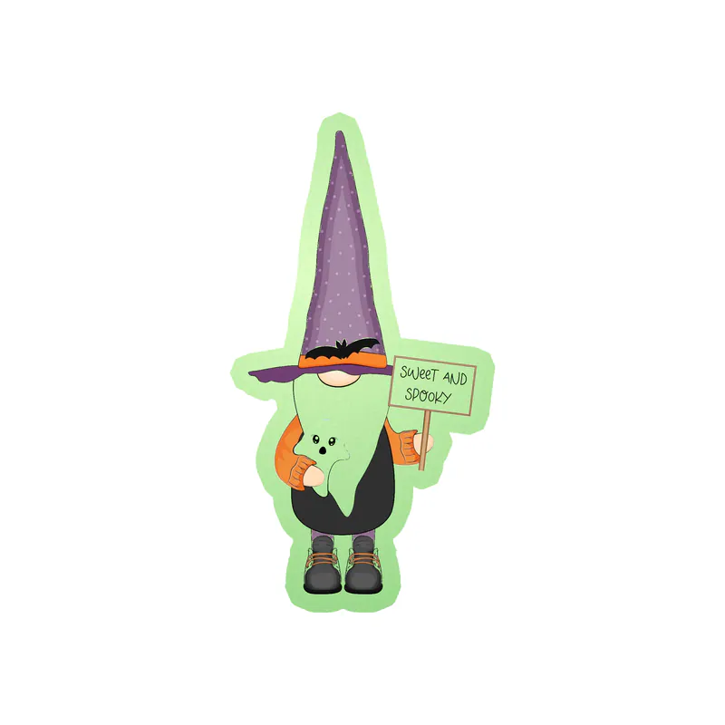 Gnomes Glow in the Dark Vinyl Decal - Custom Size