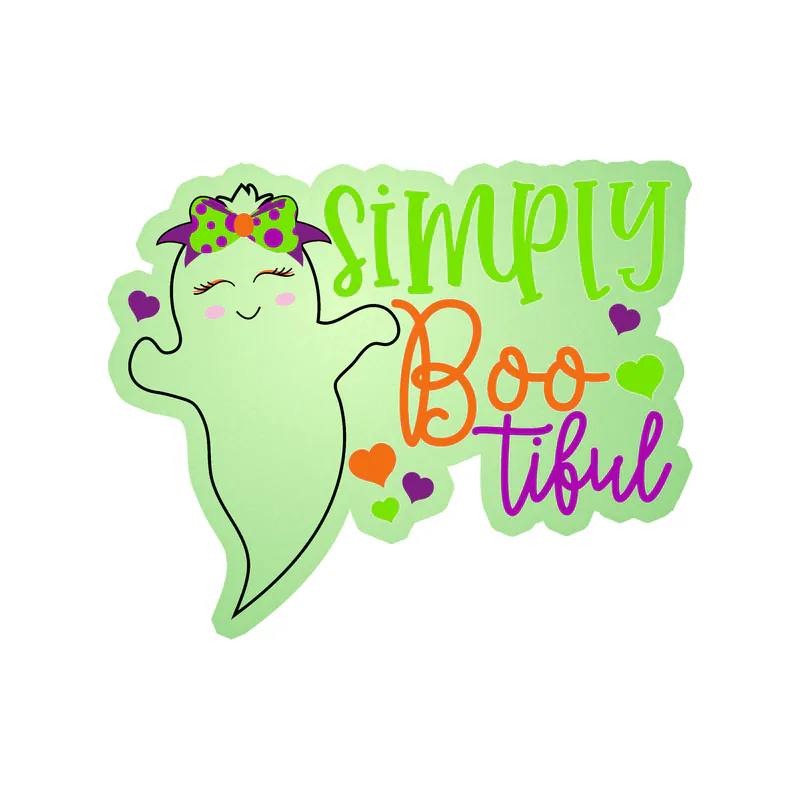 Halloween Glow in the Dark Vinyl Decal - Custom Size