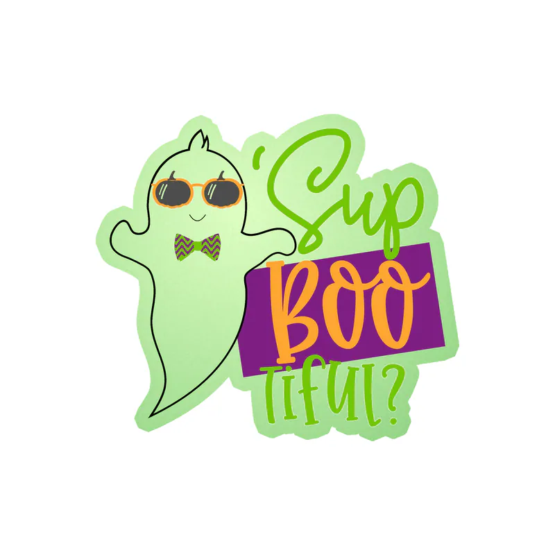 Halloween Glow in the Dark Vinyl Decal - Custom Size