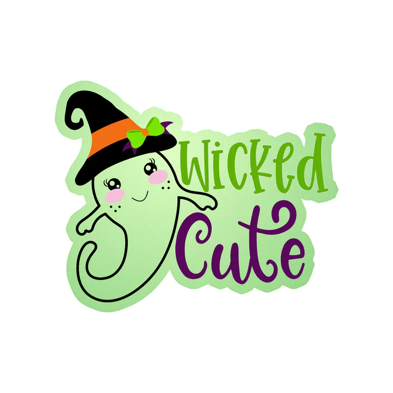 Halloween Glow in the Dark Vinyl Decal - Custom Size