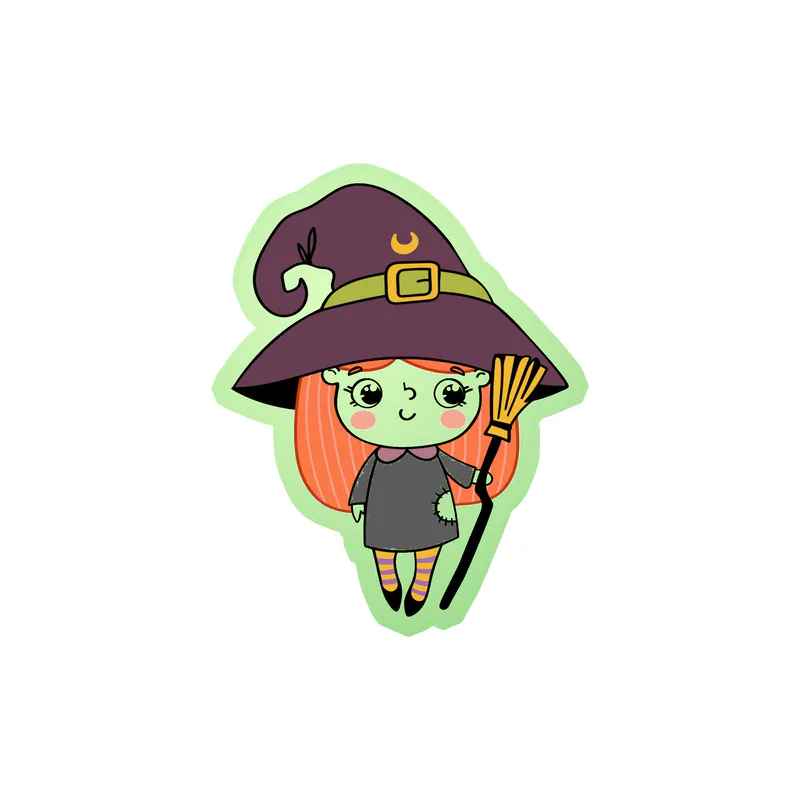 Halloween Character Glow in the Dark Vinyl Decal - Custom Size