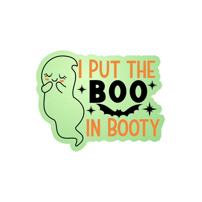 Halloween Glow in the Dark Vinyl Decal - Custom Size