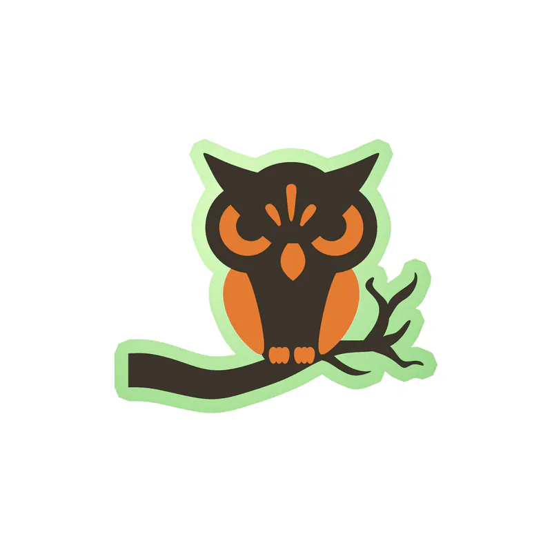 Halloween Glow in the Dark Vinyl Decal - Custom Size