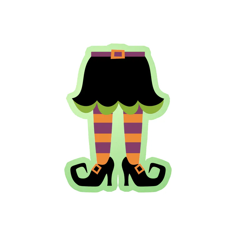 Halloween Glow in the Dark Vinyl Decal - Custom Size