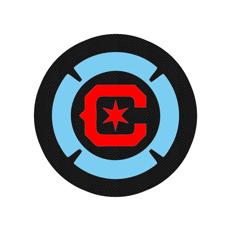 Chicago Fire FC - Carbon Fiber Vinyl Decal- (Copy)