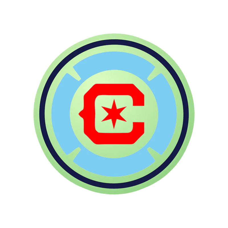 Chicago Fire FC - Glow in the Dark Vinyl Decal- (Copy)