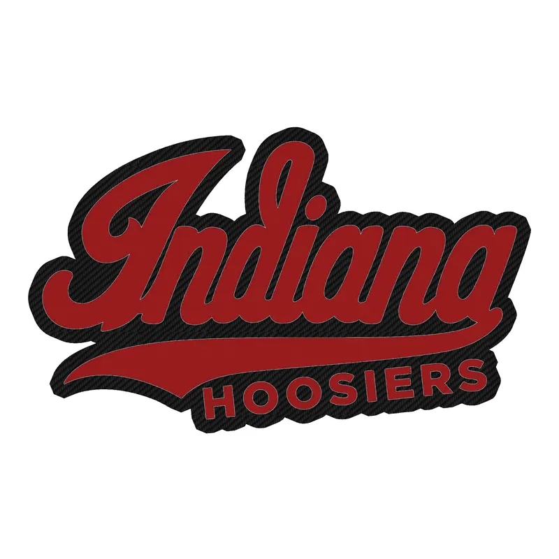Indiana Hoosiers - Image 6 - Carbon Fiber Vinyl Decal - Custom Size