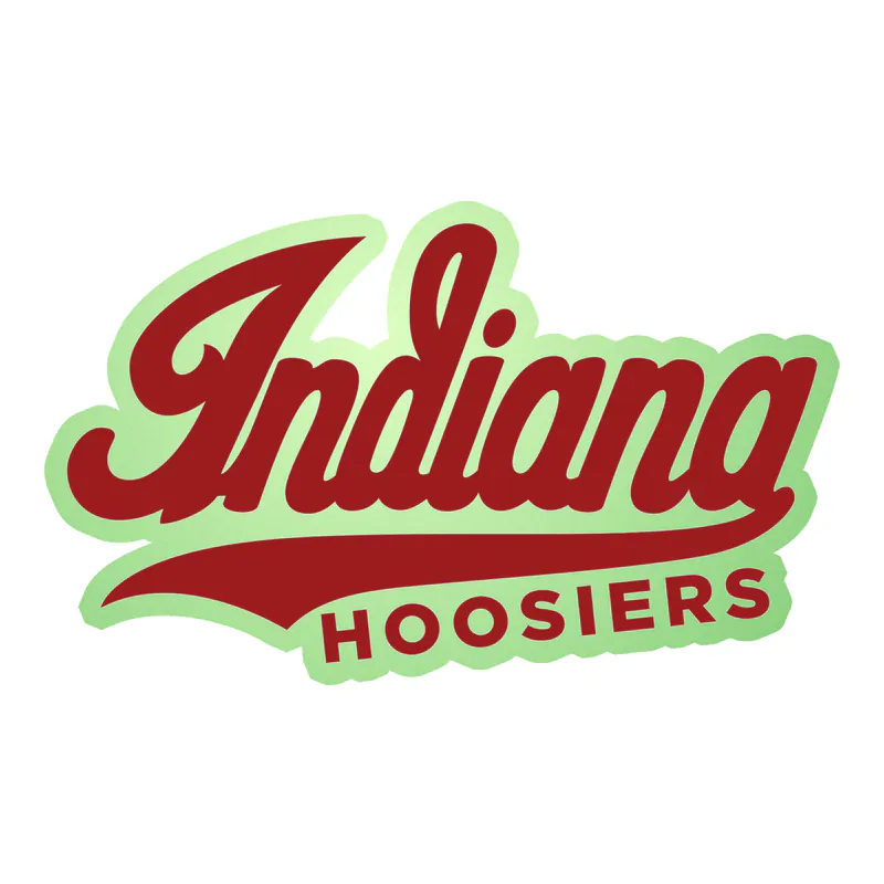 Indiana Hoosiers - Image 6 - Glow in the Dark Vinyl Decal - Custom Size