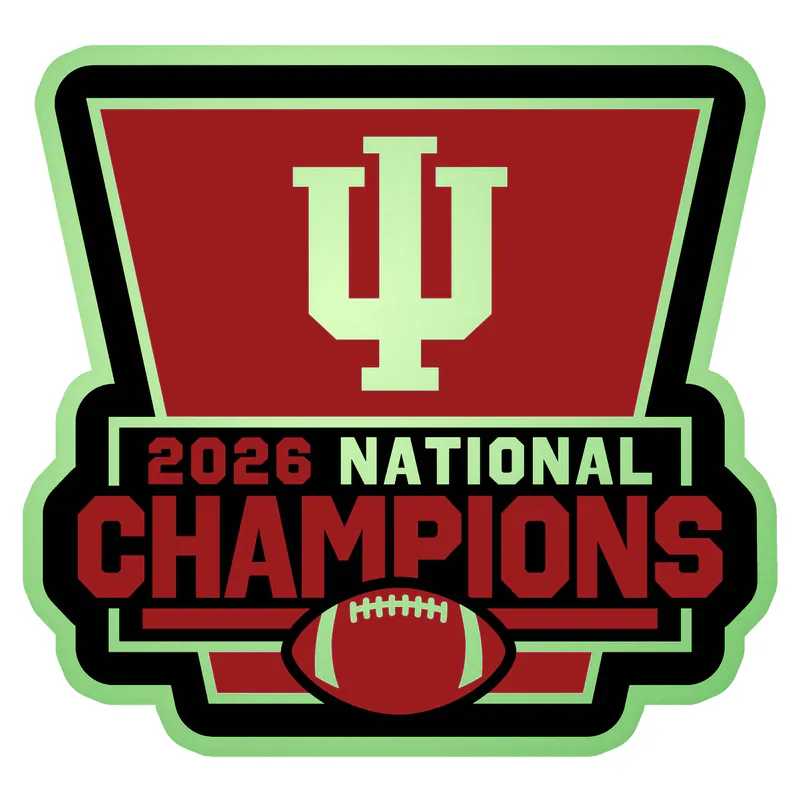 Indiana Hoosiers - Image 5 - Glow in the Dark Vinyl Decal - Custom Size