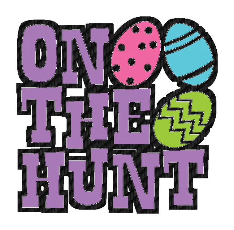 On The Hunt - Carbon Fiber Vinyl Sticker - Custom Size