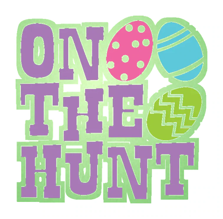 On The Hunt - Glow in the Dark Vinyl Sticker - Custom Size