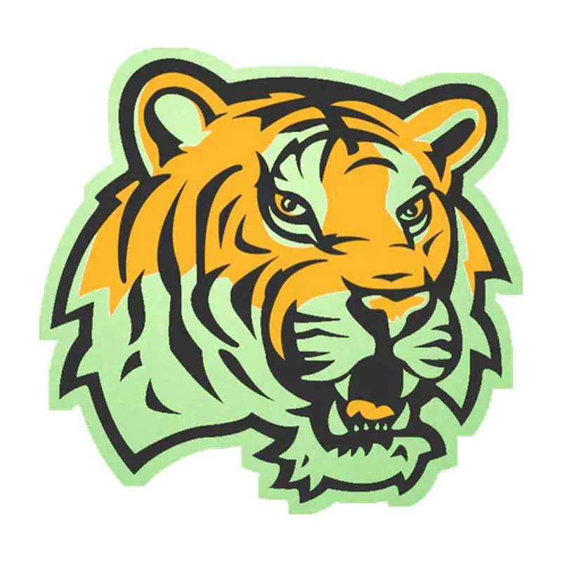 LSU Tigers - Logo 02 - Glow in the Dark Vinyl Sticker - Custom Size
