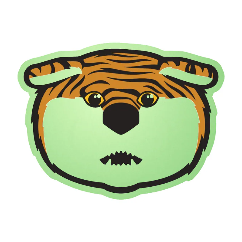LSU Tigers - Logo 10 - Glow in the Dark Vinyl Sticker - Custom Size