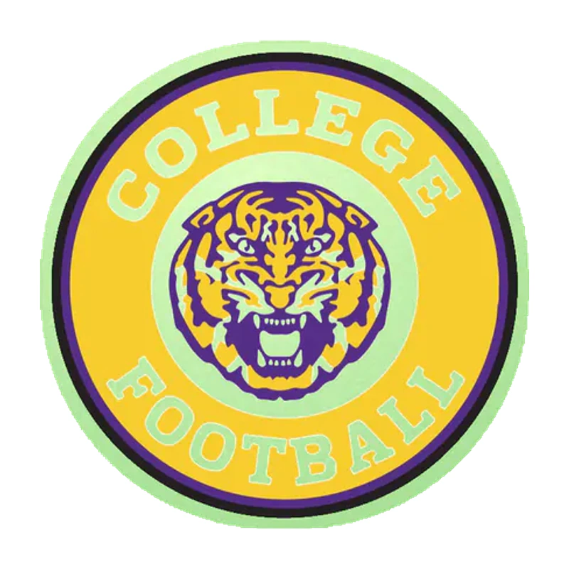 LSU Tigers - Logo 20 - Glow in the Dark Vinyl Sticker - Custom Size