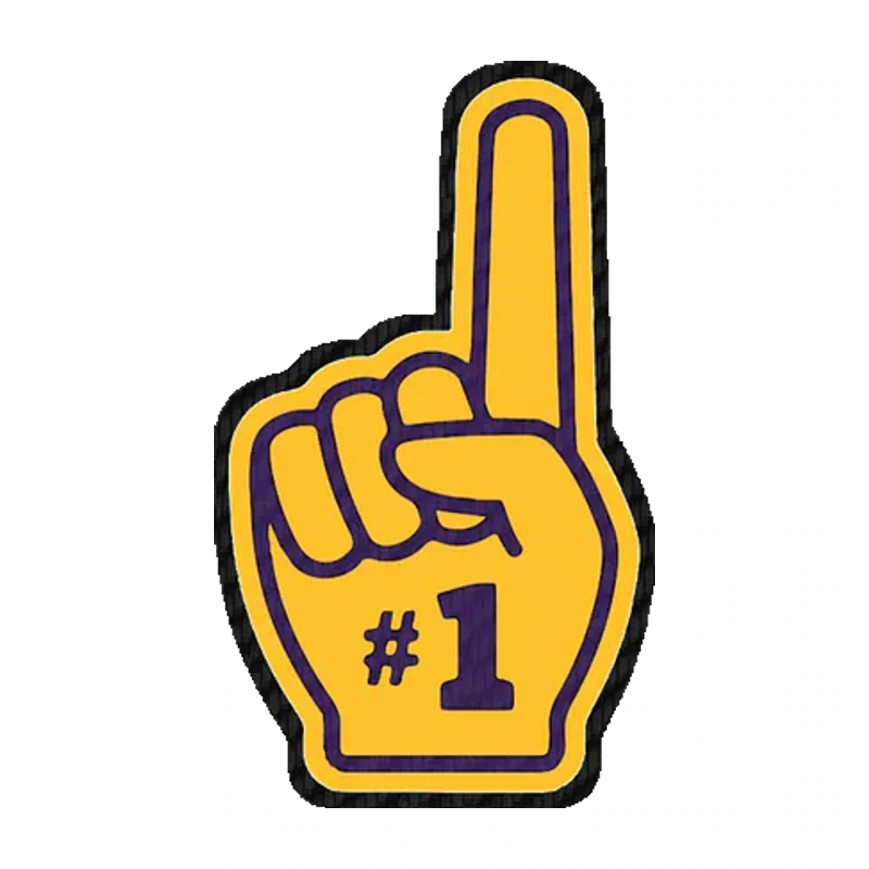 LSU Tigers - Logo 23 - Carbon Fiber Vinyl Sticker - Custom Size