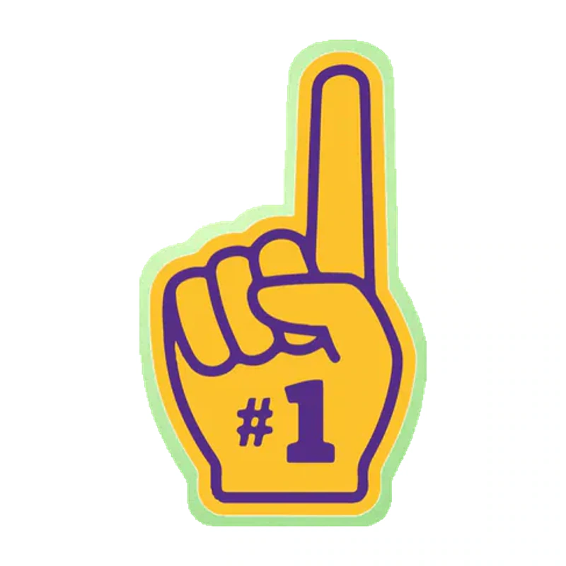 LSU Tigers - Logo 23 - Glow in the Dark Vinyl Sticker - Custom Size