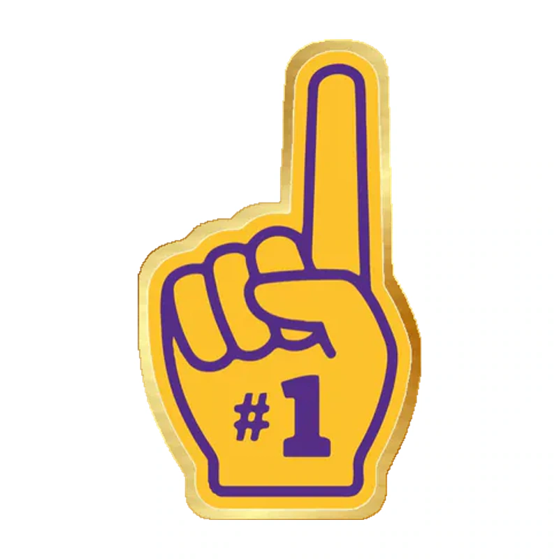 LSU Tigers - Logo 23 - Gold Chrome Vinyl Sticker - Custom Size