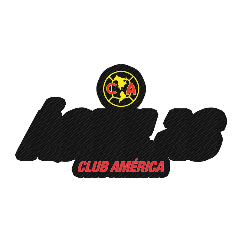 Club America - Aguilas - Carbon Fiber Vinyl Decal