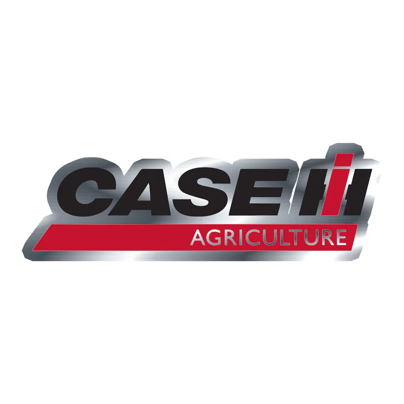 Case International Tractors Silver Chrome Vinyl Decal - Custom Size
