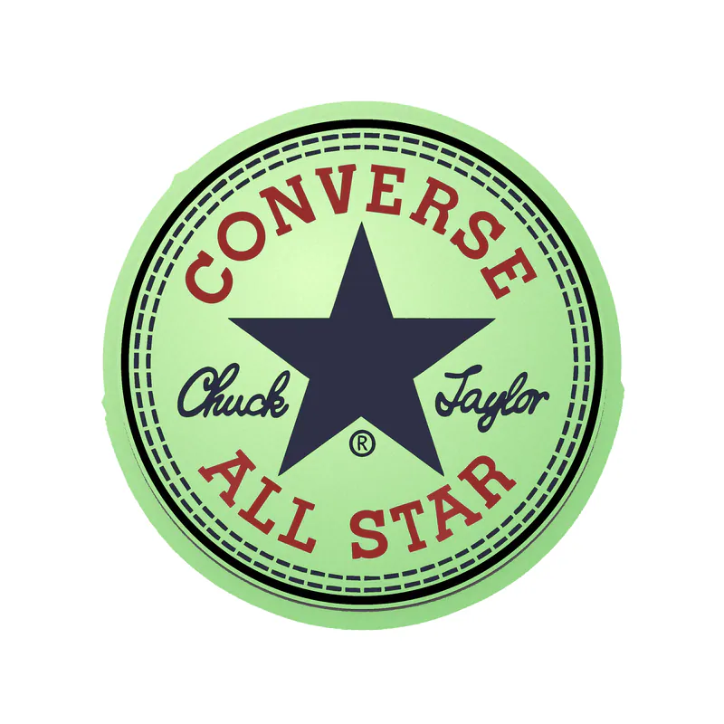 Converse Glow in the Dark Vinyl Decal - Custom Size