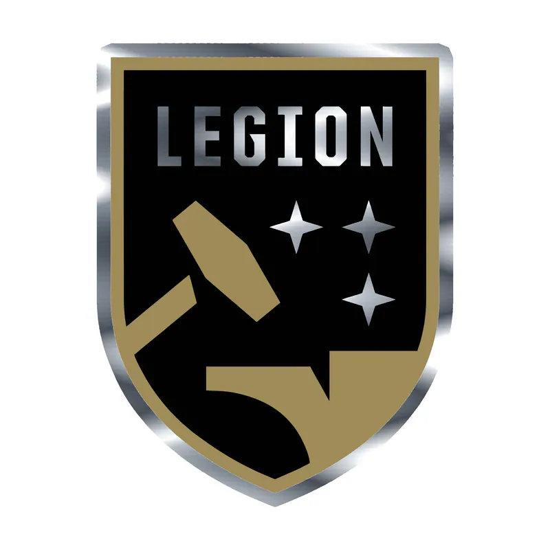 Birmingham Legion FC - Logo - Silver Chrome Vinyl Sticker - Custom Size