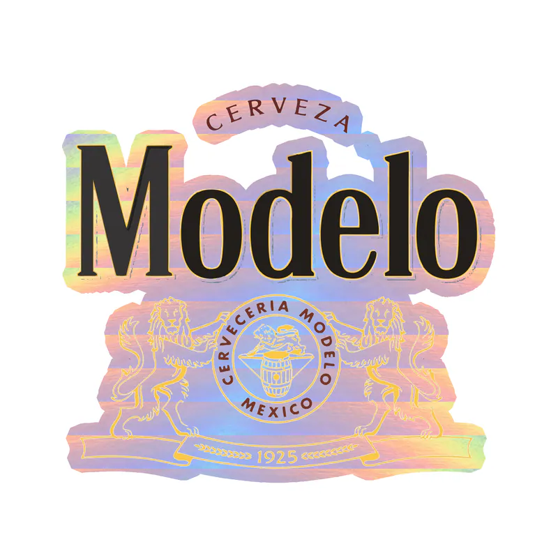 Modelo - Holographic Vinyl Decal - Custom Size