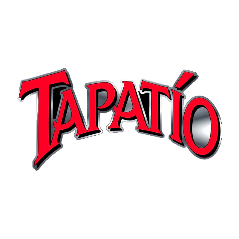 Tapatio Silver Chrome Vinyl Decal - Custom Size