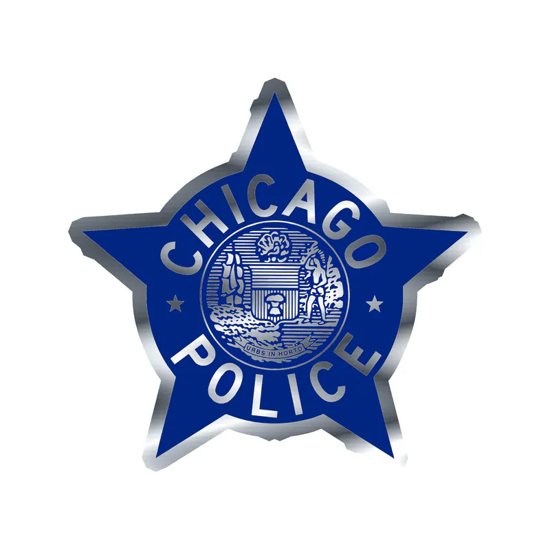Custom for Jeff - Chicago PD -  Silver Chrome Vinyl Decal - Custom Size