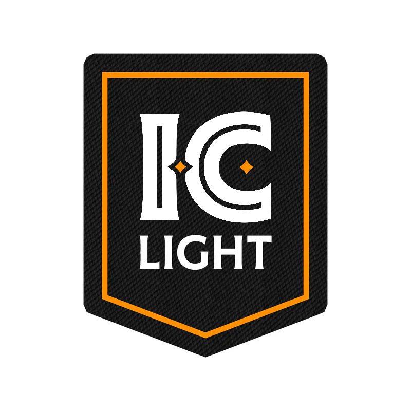 Iron City Light - Carbon Fiber Vinyl Decal - Custom Size