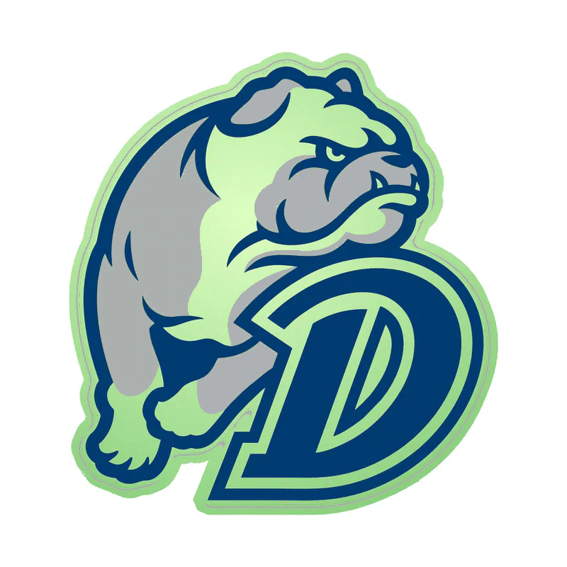 Drake Bulldogs - Image 2 - Glow in the Dark Vinyl Decal - Custom Size