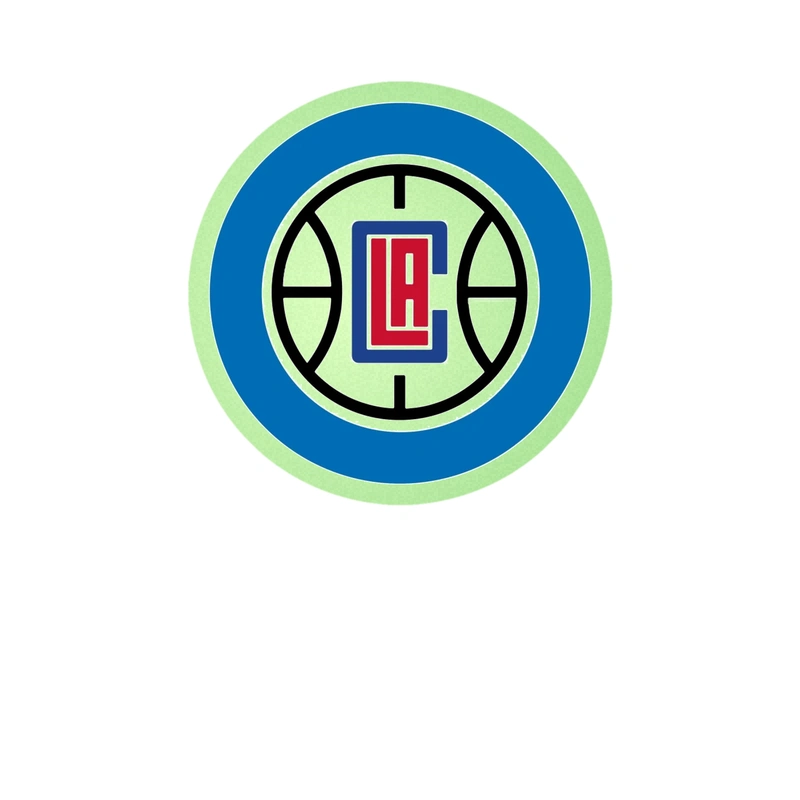 Los Angeles Clippers - Image 7 - Glow in the Dark Vinyl Sticker - Custom Size