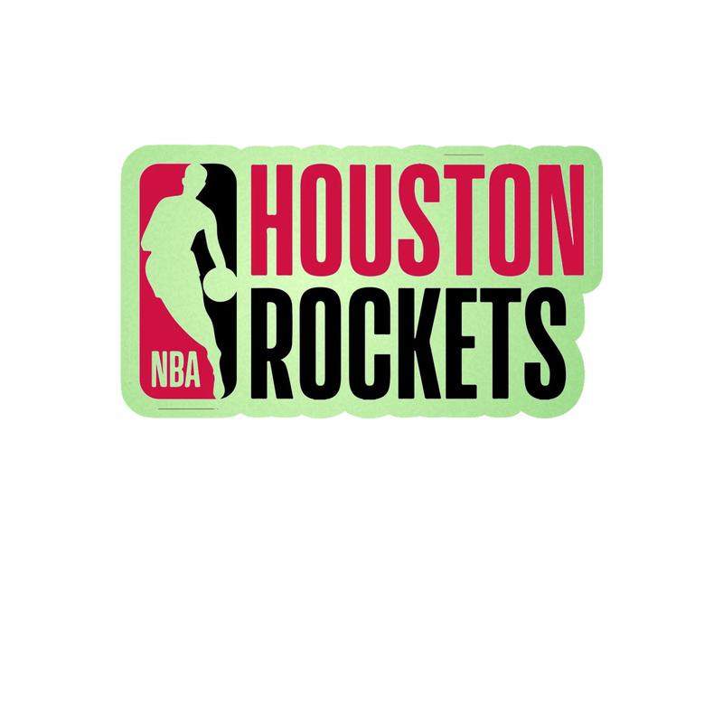 Houston Rockets - Image 9 - Glow in the Dark Vinyl Sticker - Custom Size