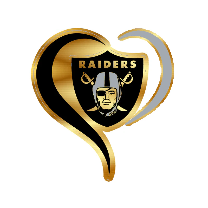 Las Vegas Raiders - Image 5 - Gold Chrome Vinyl Sticker - Custom Size